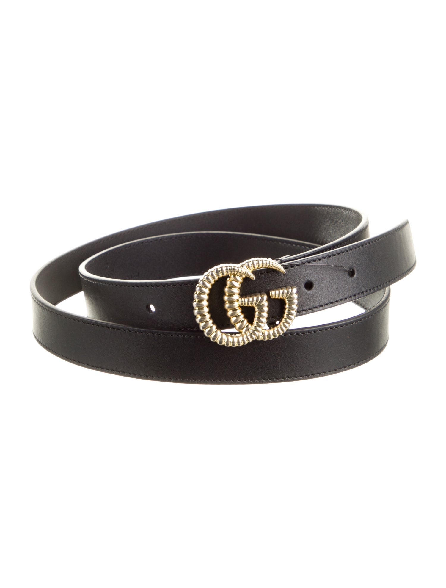 Gucci Skinny Leather Belt
